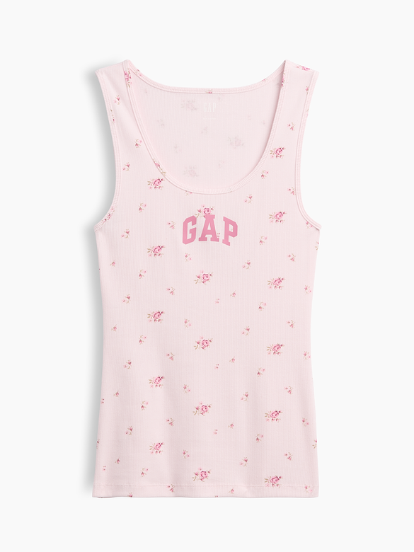Gap Logo Ribbed Tank Top