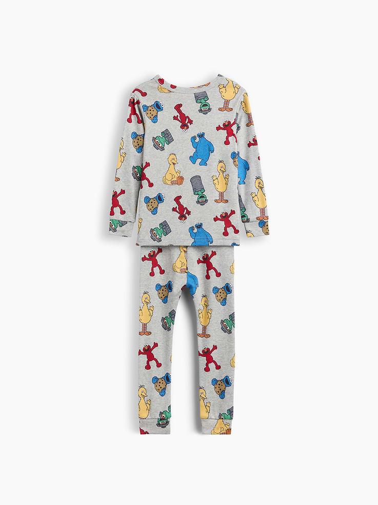L'image numéro 4 présente Pyjama en coton biologique brossé Sesame Street pour Bébé et Tout-petit