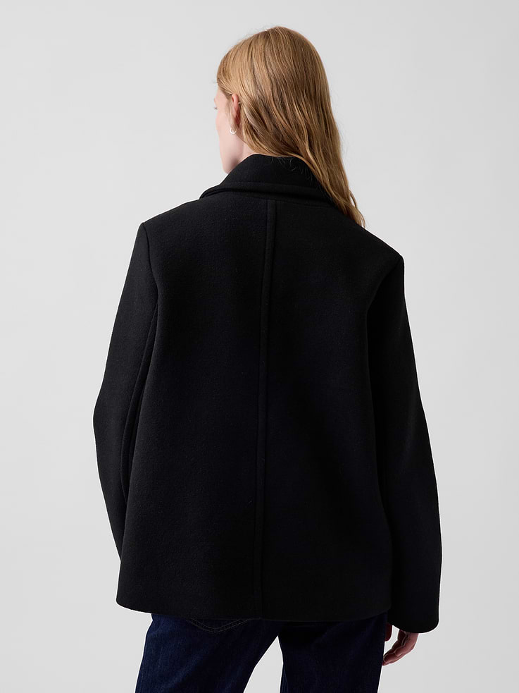 Image number 3 showing, Wool-Blend Peacoat