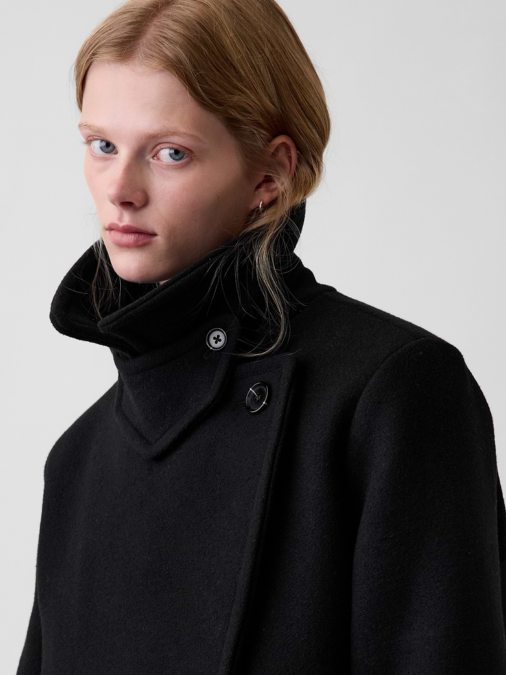 Image number 5 showing, Wool-Blend Peacoat