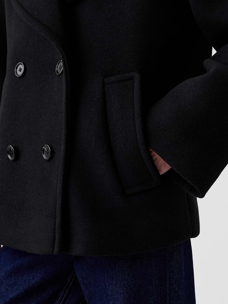 Image number 6 showing, Wool-Blend Peacoat