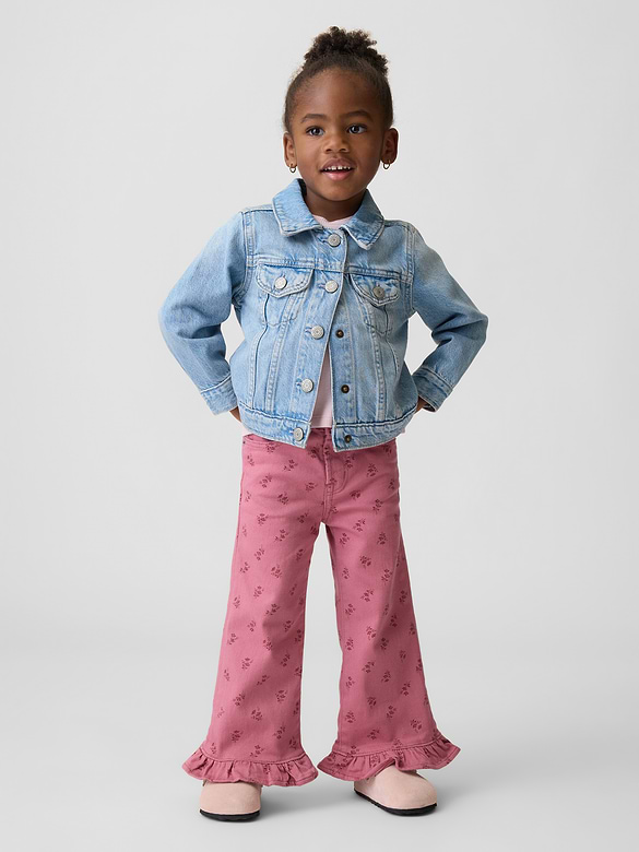 Baby & Toddler Ruffle-Hem Stride Jeans