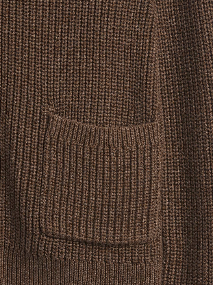 Image number 4 showing, 100% Cotton Zip Sweater Cardigan