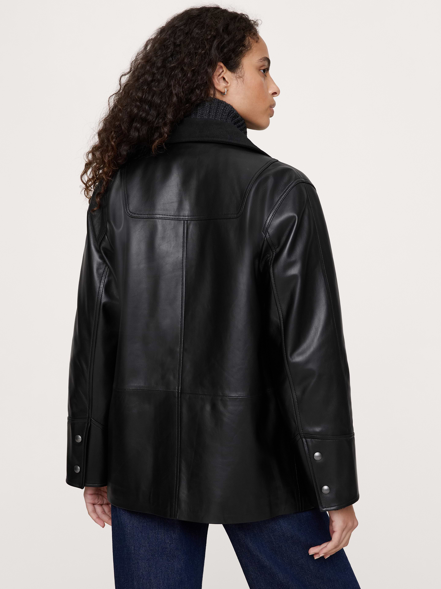 Image number 3 showing, Heritage Leather Barn Jacket