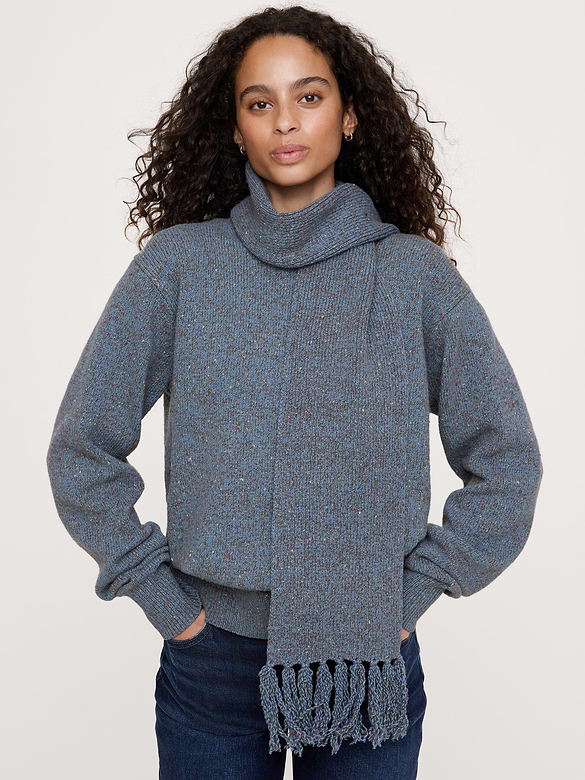 Écharpe en tweed