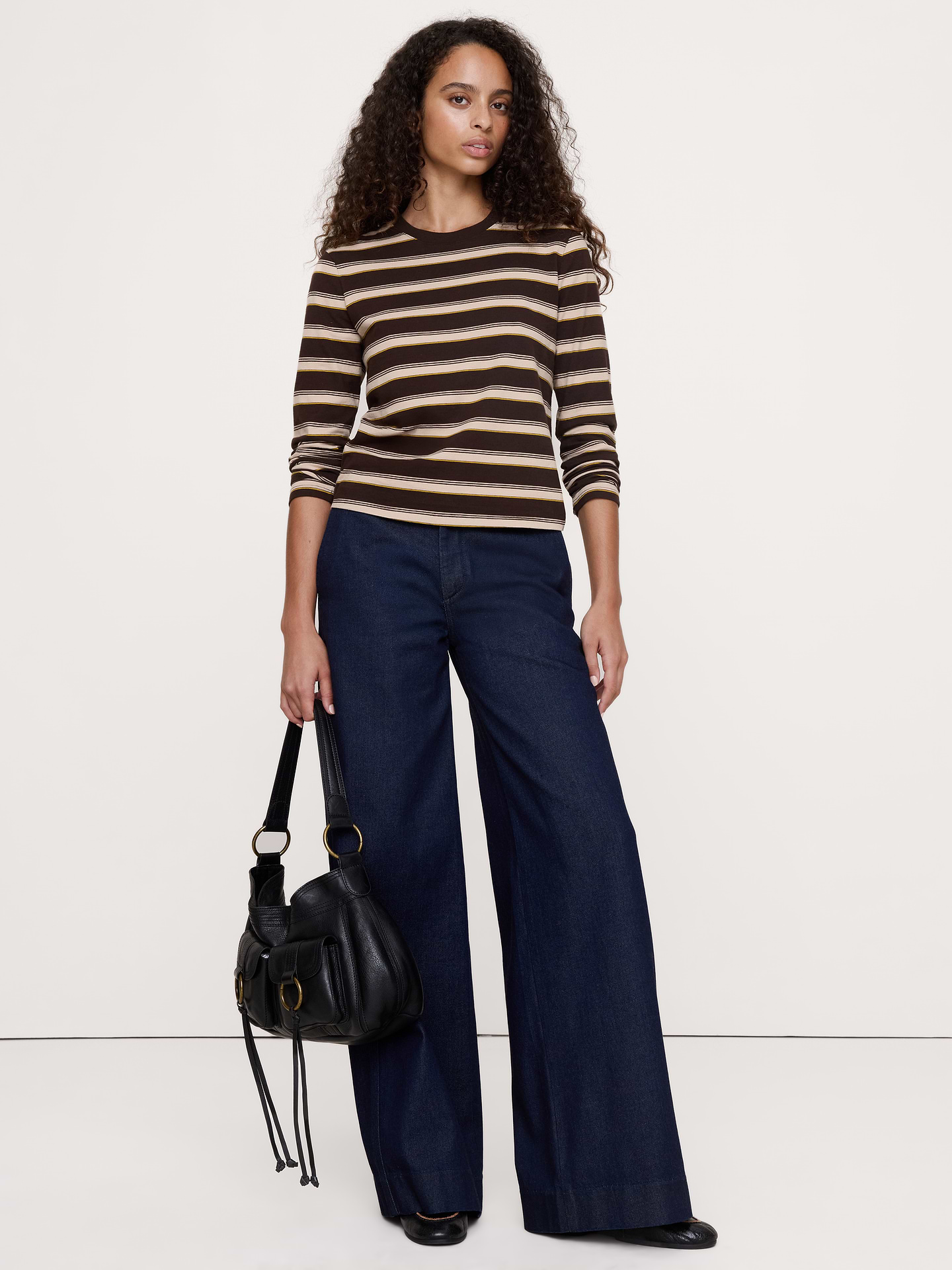Image number 1 showing, Vintage Cotton Long-Sleeve T-Shirt