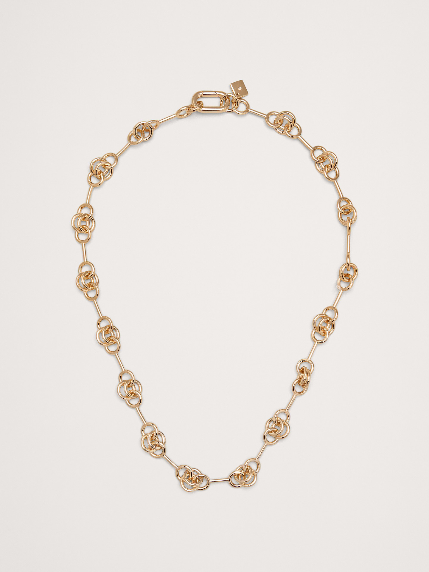 Image number 1 showing, Double Ring Chain Necklace