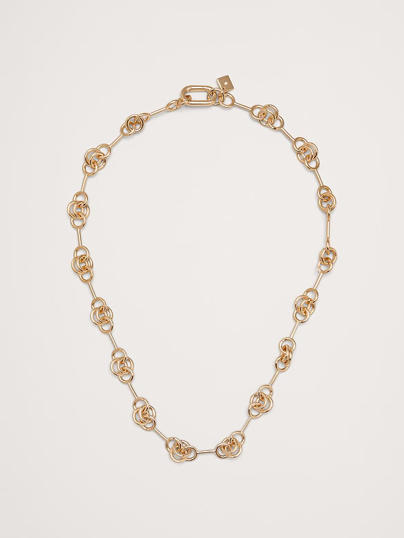 Double Ring Chain Necklace