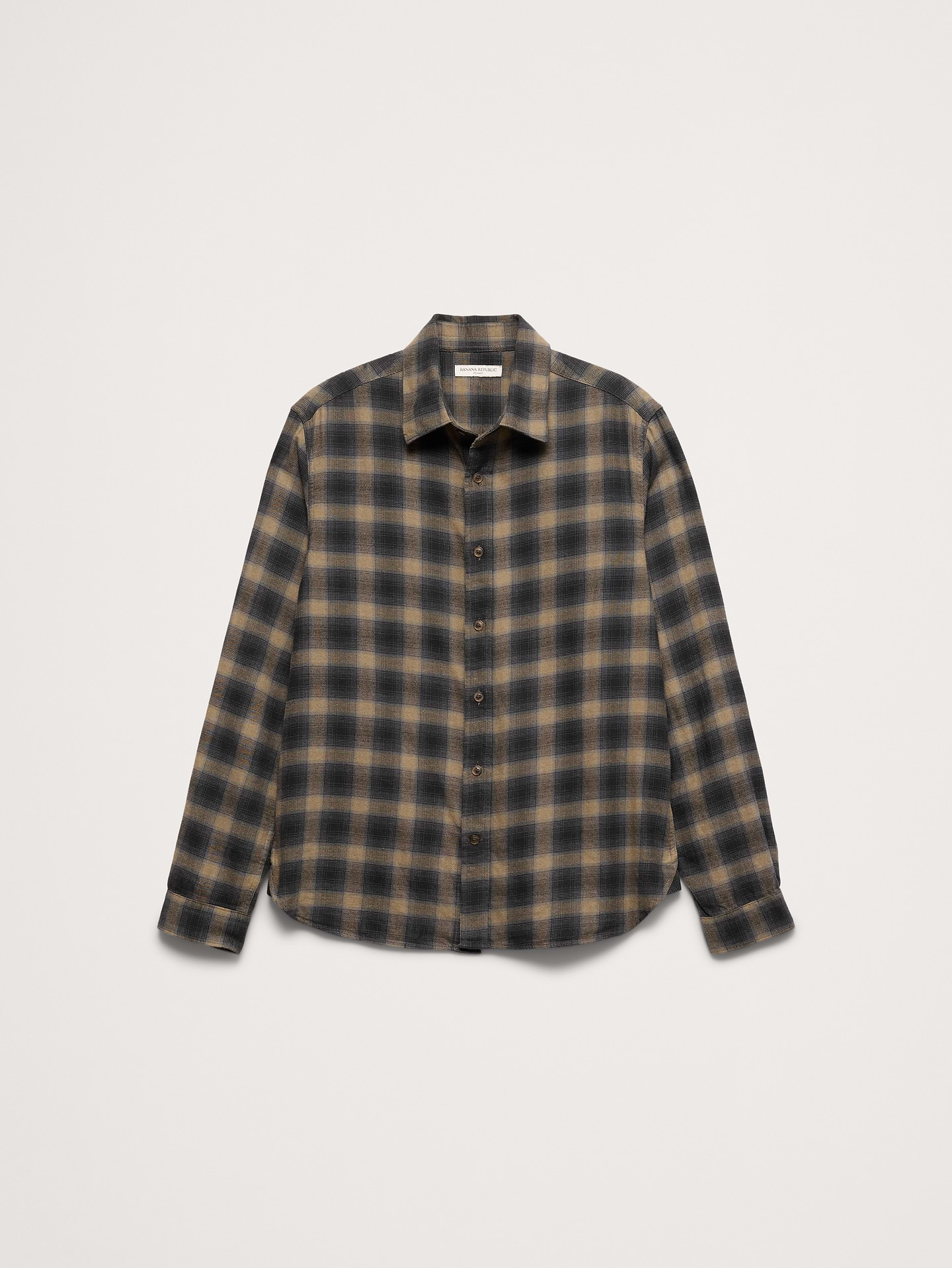 Image number 7 showing, Standard-Fit Lightweight Flannel Shirt