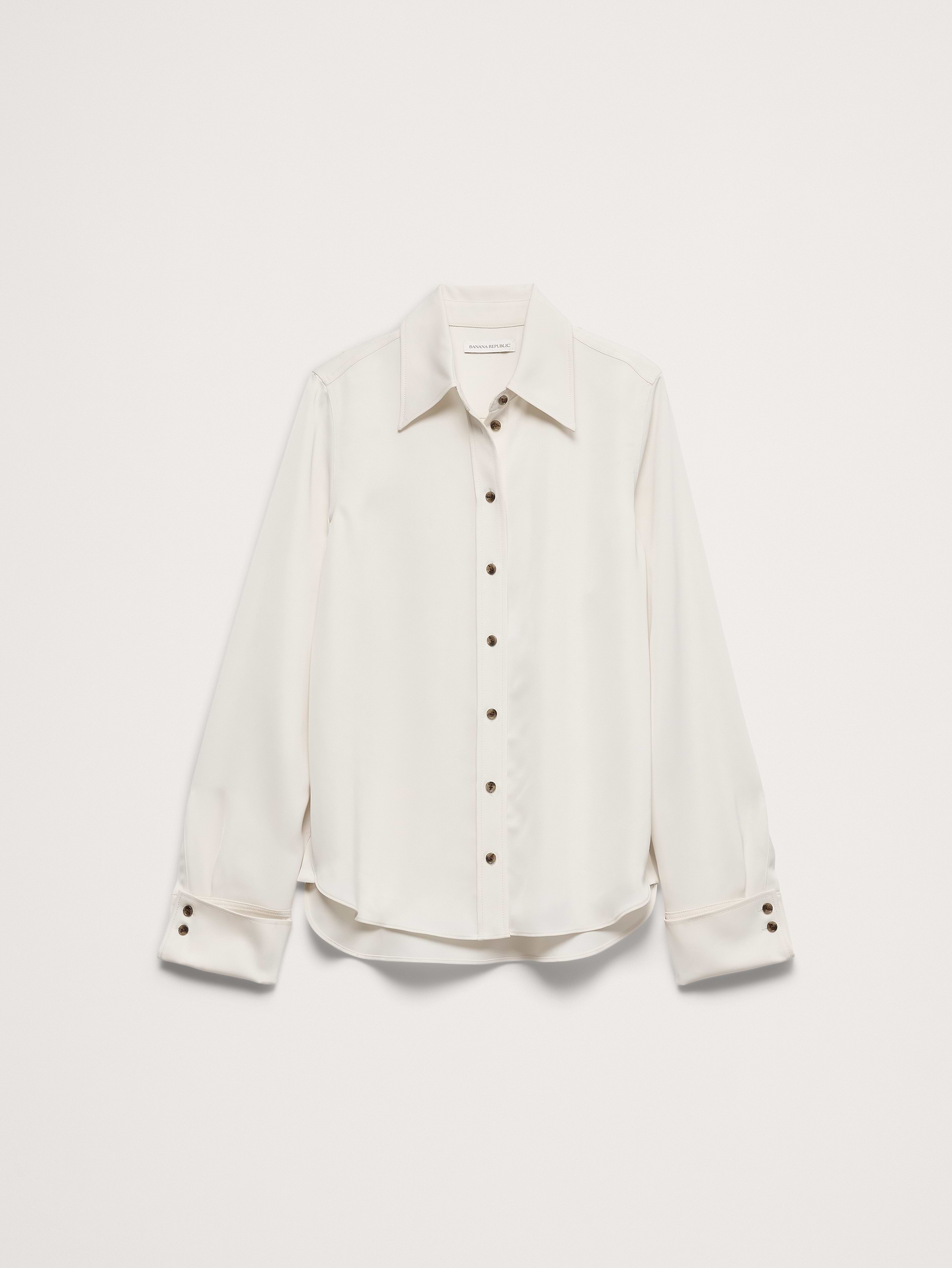 Image number 4 showing, Relaxed Crepe Shirt