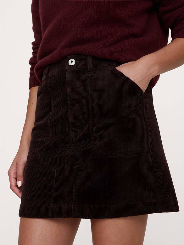 Jupe courte en denim