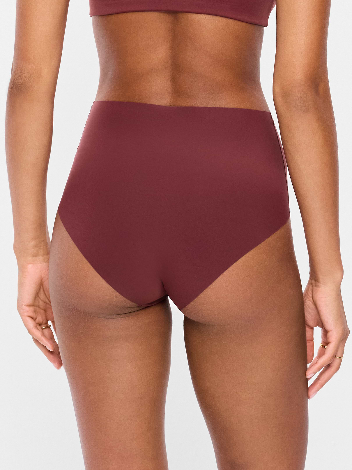 Image number 2 showing, High-Waisted No-Show Brief Underwear