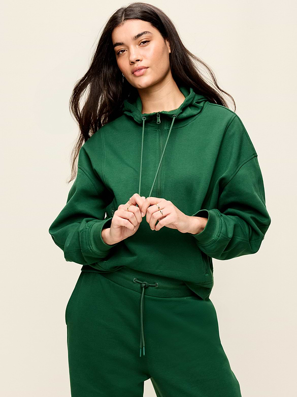Dynamic Fleece Half-Zip Hoodie Sweatshirt