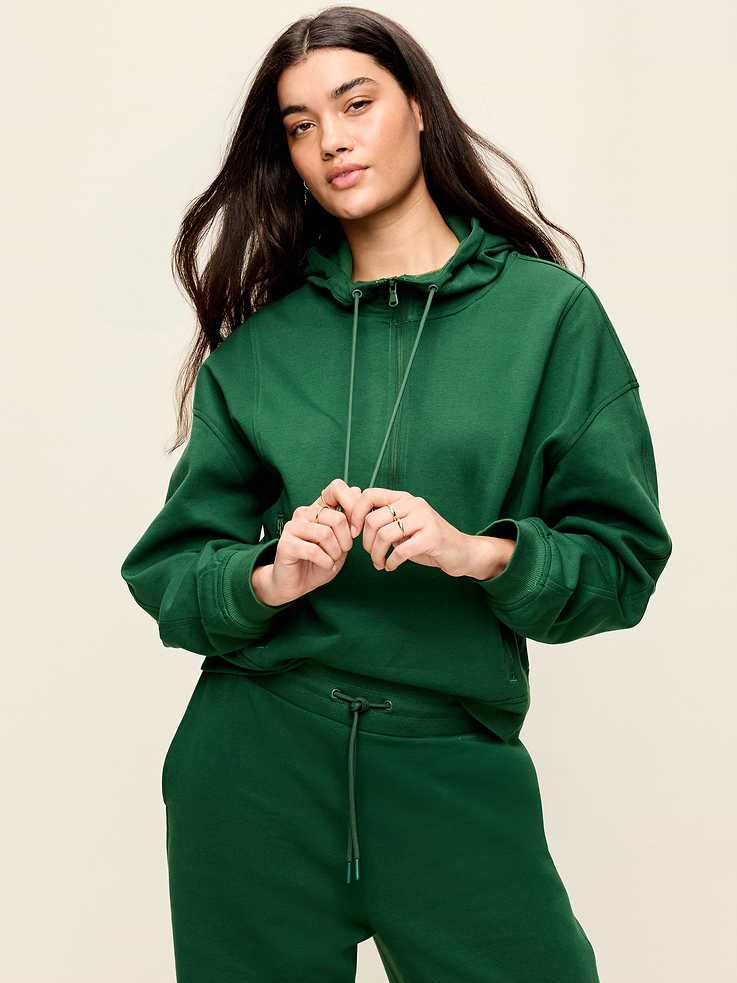 Image number 6 showing, Dynamic Fleece Half-Zip Hoodie Sweatshirt