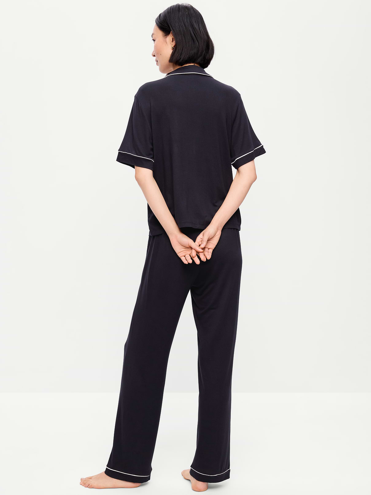 L'image numéro 2 présente Ensemble pantalon en tricot de jersey Grasse matinée