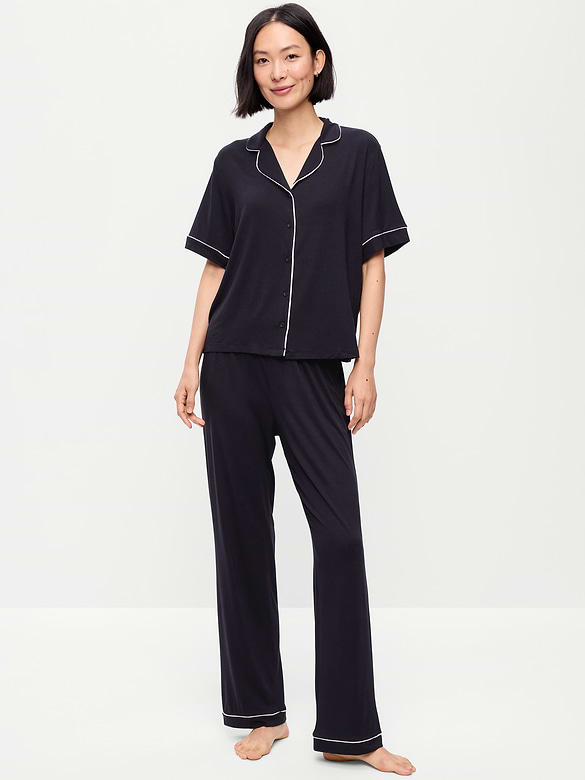 Sunday Sleep Knit Jersey Pant Set