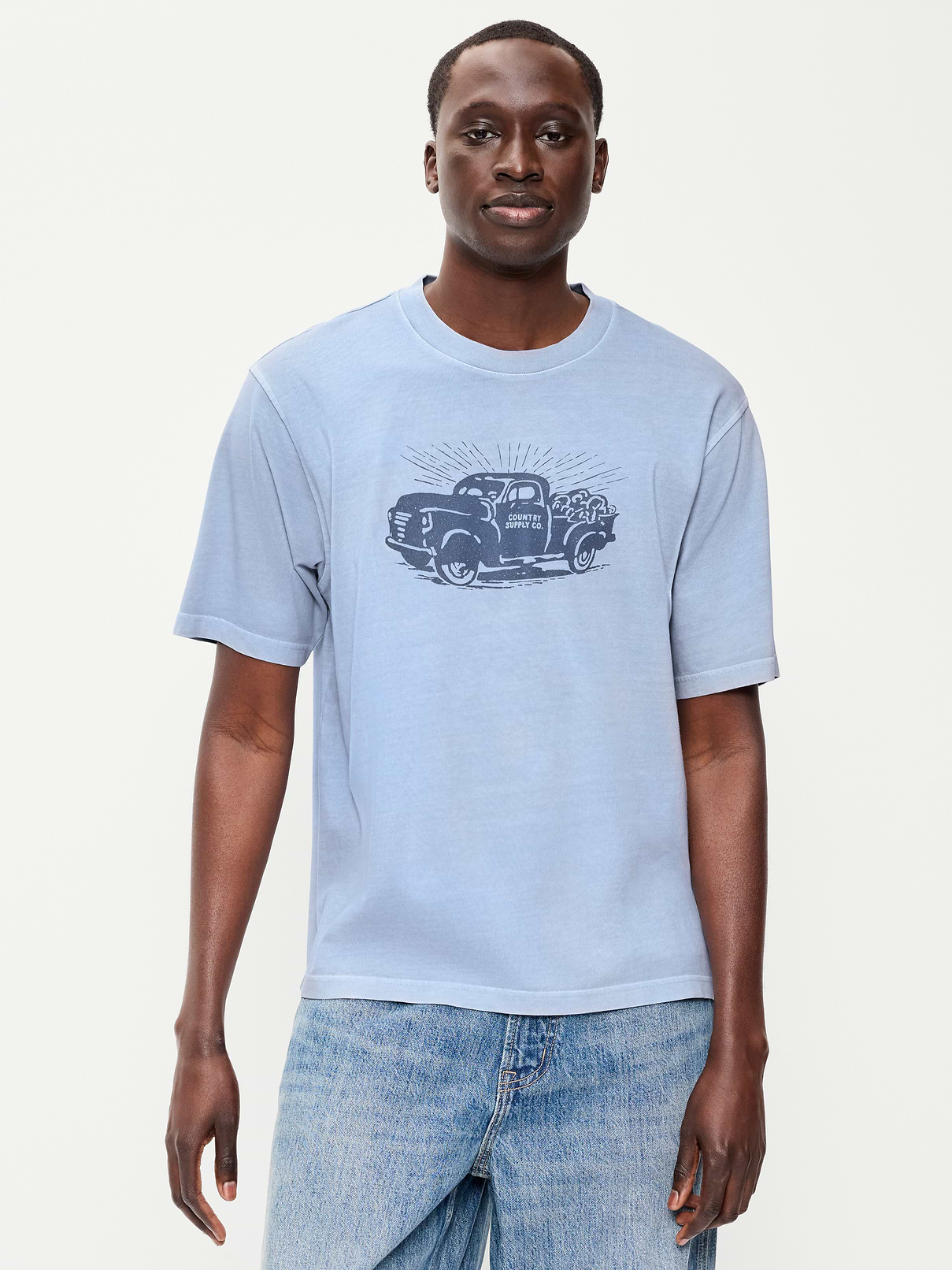 Image number 1 showing, Loose Heavyweight Graphic T-Shirt