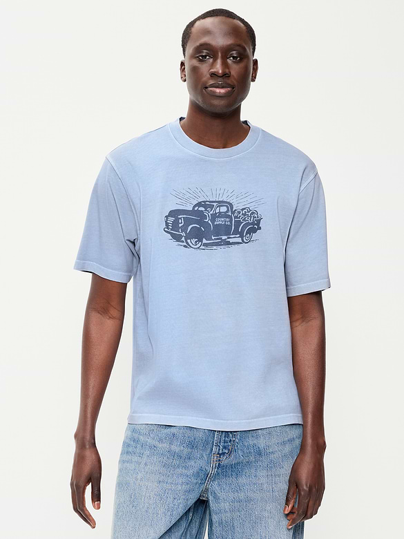 Loose Heavyweight Graphic T-Shirt