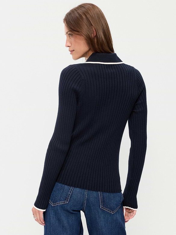 Long-Sleeve Half-Zip Top