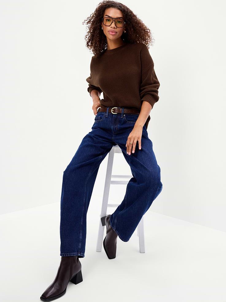 Image number 3 showing, Seaside Cotton Shaker Tunic Sweater