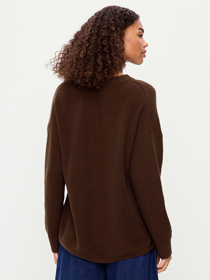 Image number 2 showing, Seaside Cotton Shaker Tunic Sweater