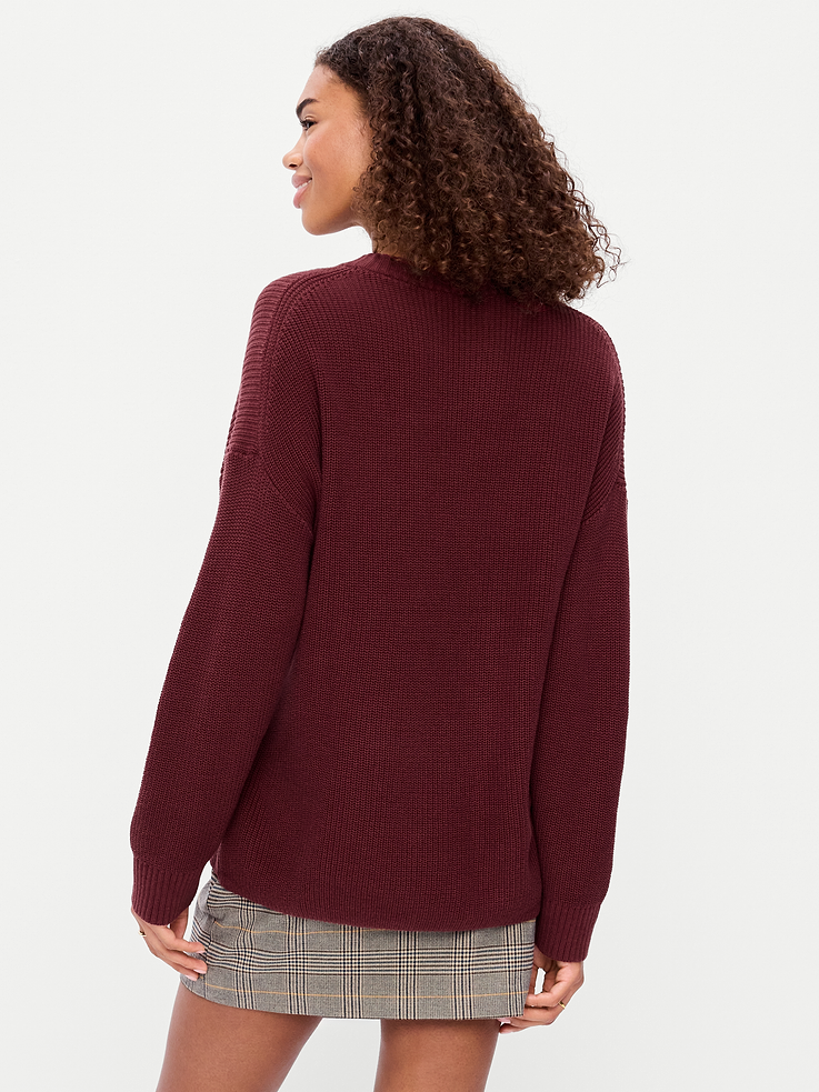 Image number 2 showing, Seaside Cotton Shaker Tunic Sweater