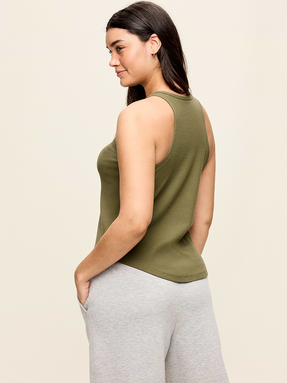 CloudLite High-Neck Racerback Tank Top