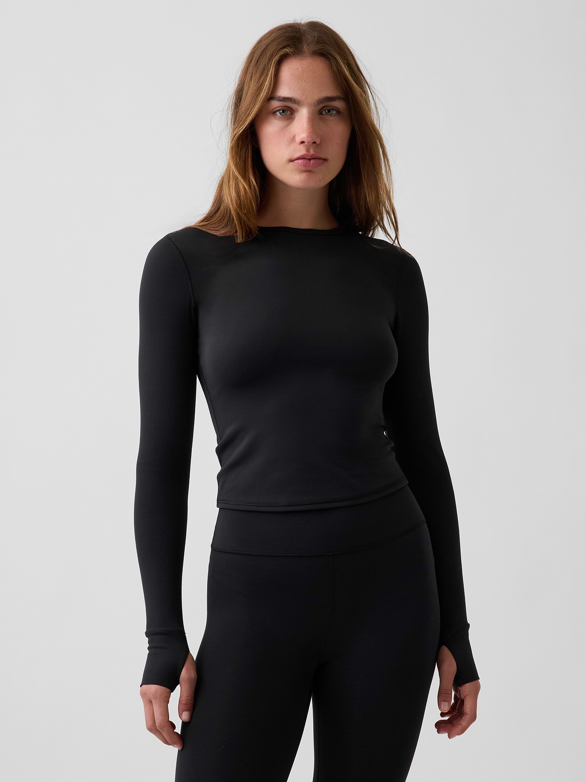 Image number 1 showing, GapFit Smooth Crewneck T-Shirt