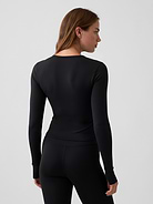 Image number 3 showing, GapFit Smooth Crewneck T-Shirt