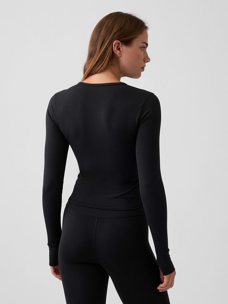 Image number 3 showing, GapFit Smooth Crewneck T-Shirt
