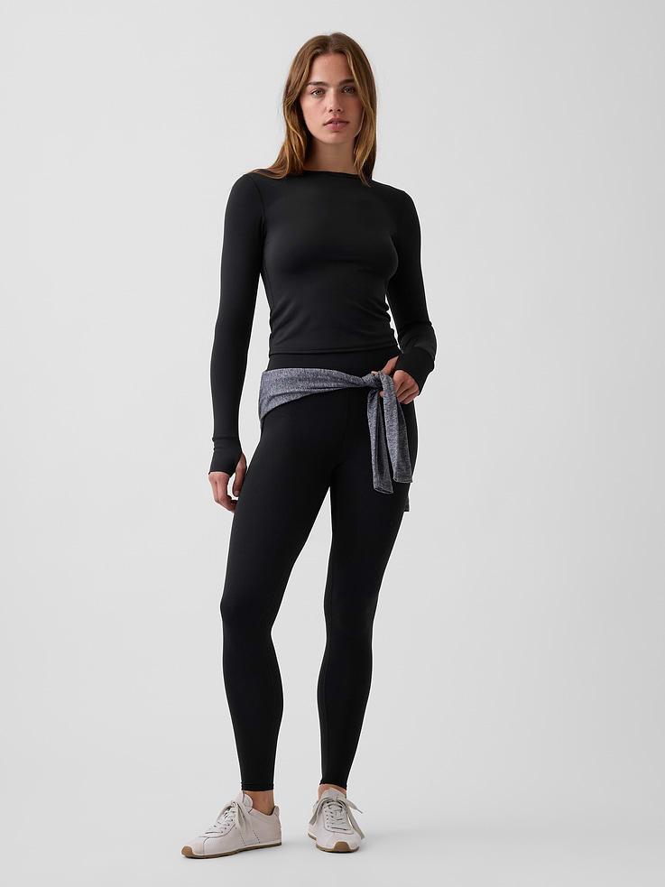 Image number 2 showing, GapFit Smooth Crewneck T-Shirt