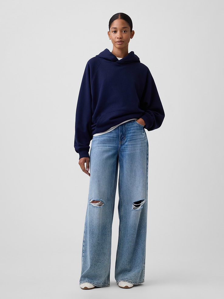 Image 3 of 5, Oversized Gap Logo Hoodie
