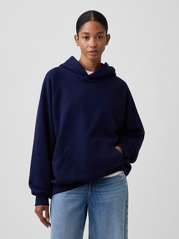 Oversized Gap Logo Hoodie