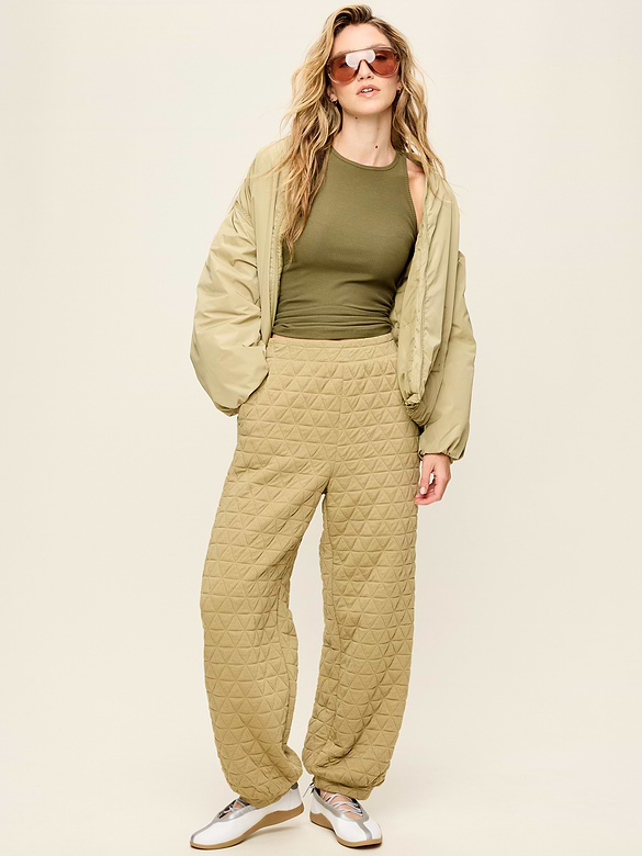 Quilted Bounce Fleece Sweatpant