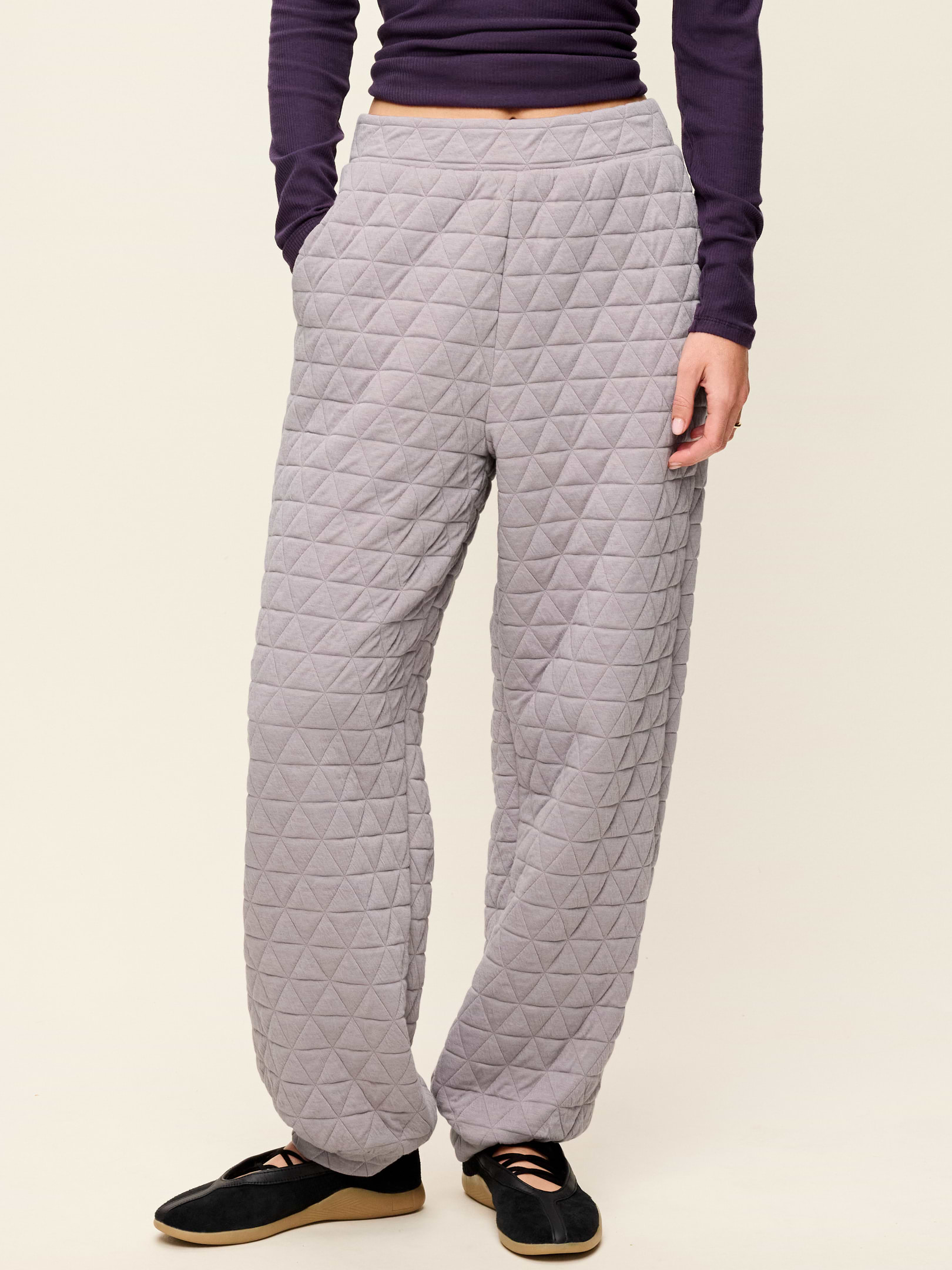 Image number 1 showing, Quilted Bounce Fleece Sweatpant