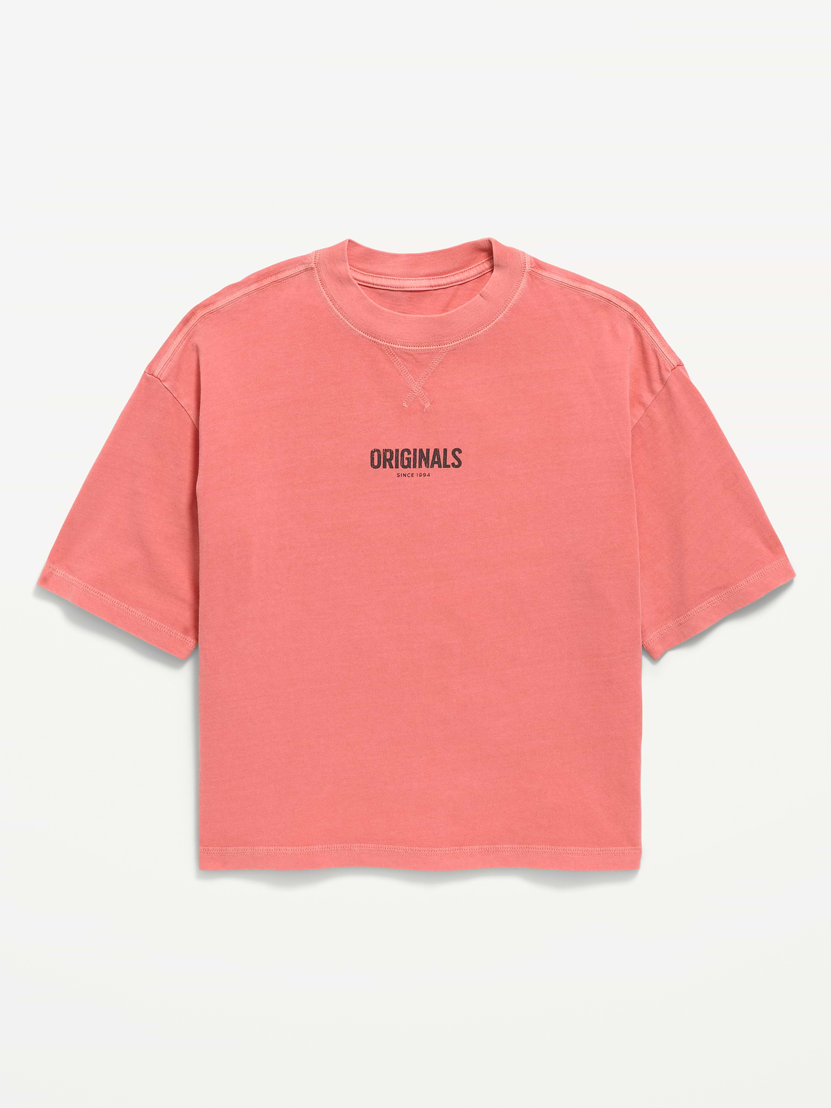 L'image numéro 2 présente T-shirt surdimensionné à manches courtes et à imprimé pour garçon