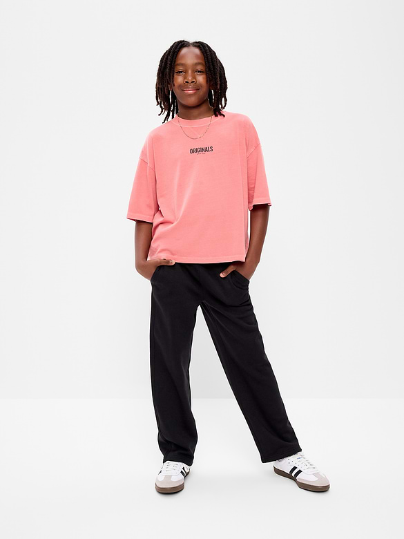 Oversized Short-Sleeve Graphic T-Shirt for Boys