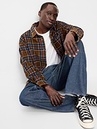Image number 3 showing, Loose Fit Long-Sleeve Corduroy Shirt