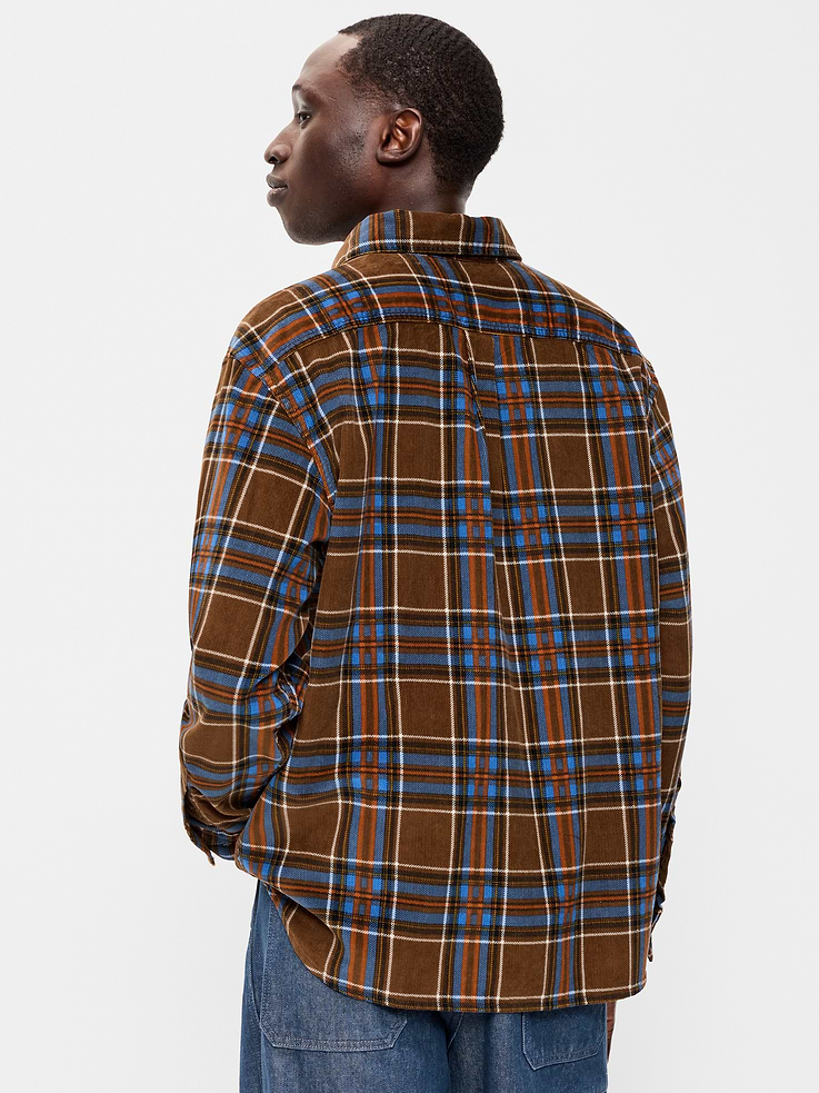 Image 2 of 4, Loose Fit Long-Sleeve Corduroy Shirt