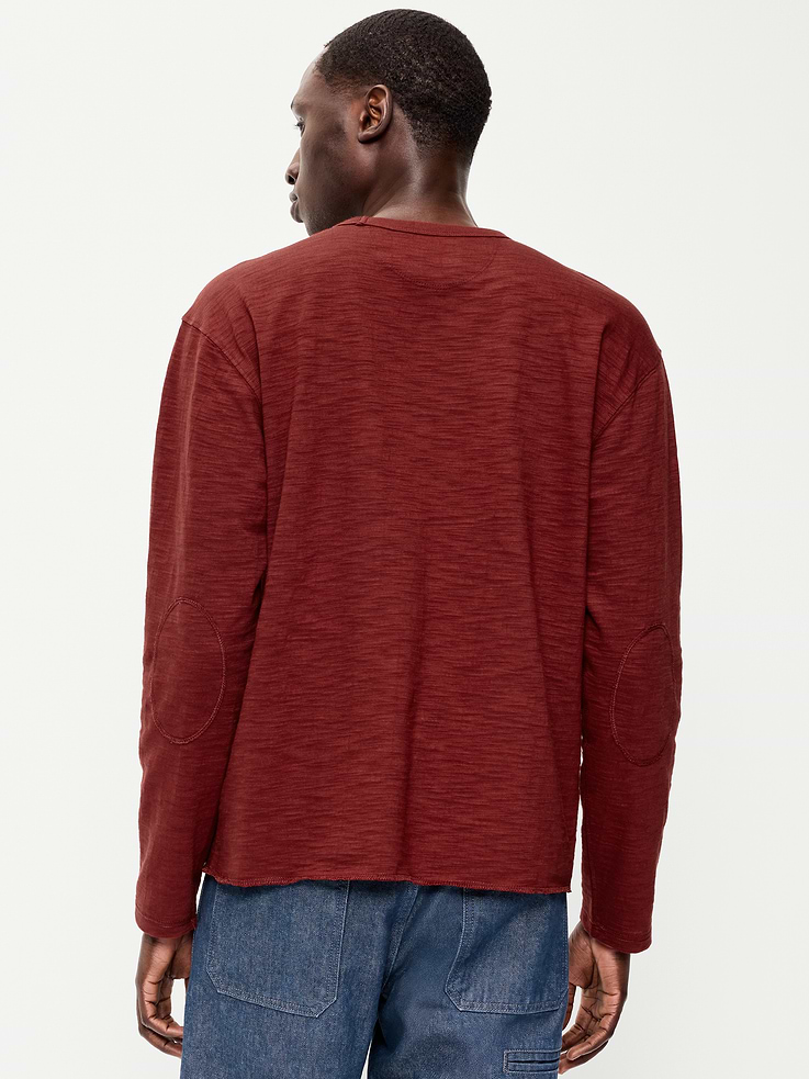 Image number 2 showing, Long-Sleeve Slub Knit T-Shirt