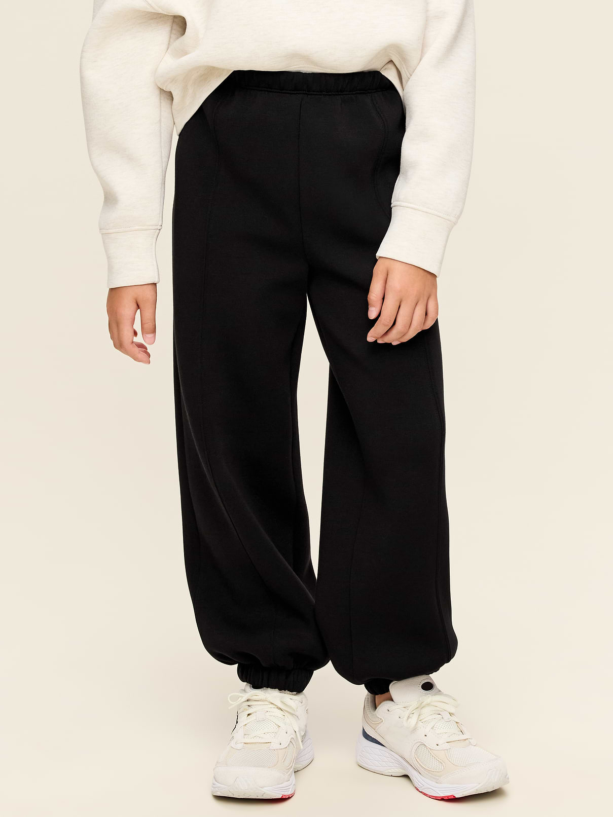 Image number 1 showing, High-Waisted Bounce Fleece Jogger Sweatpants for Girls