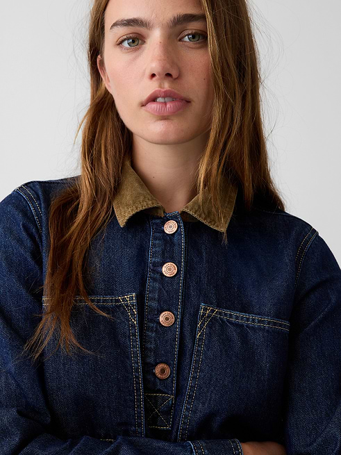 gap womens denim dress Women's Mini Shift by Dark Wash Petite Size M Shirt dress ASTR the Label | YGroup_laleh-maxi-dress saving Washwell program Color:Royal Blue Black