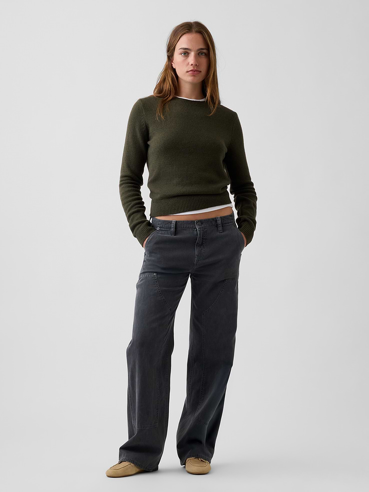 Image number 2 showing, CashSoft Crewneck Sweater