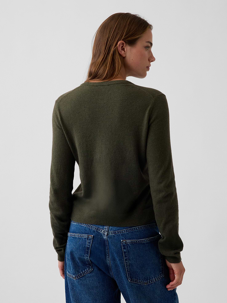 Image number 3 showing, CashSoft Crop Cardigan