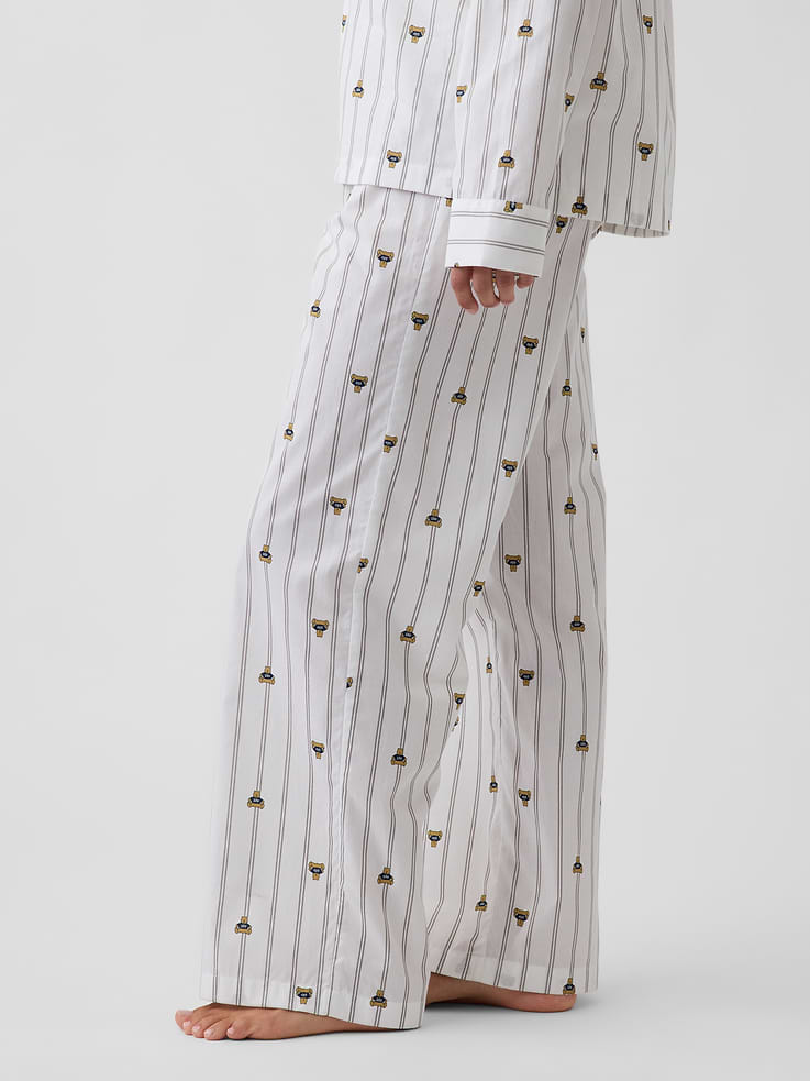 Image number 3 showing, Poplin PJ Pants