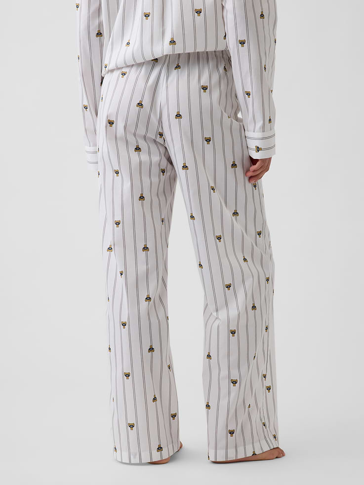 Image number 4 showing, Poplin PJ Pants