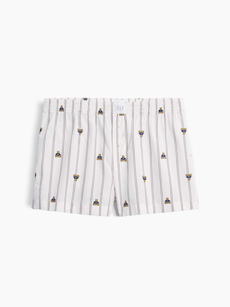 Image number 6 showing, Poplin PJ Boxer Shorts