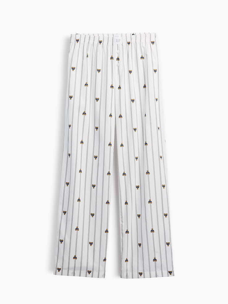 Image number 6 showing, Poplin PJ Pants