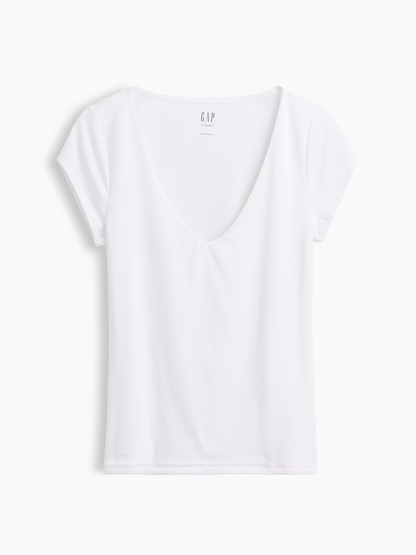 CloseKnit Jersey V-Neck T-Shirt