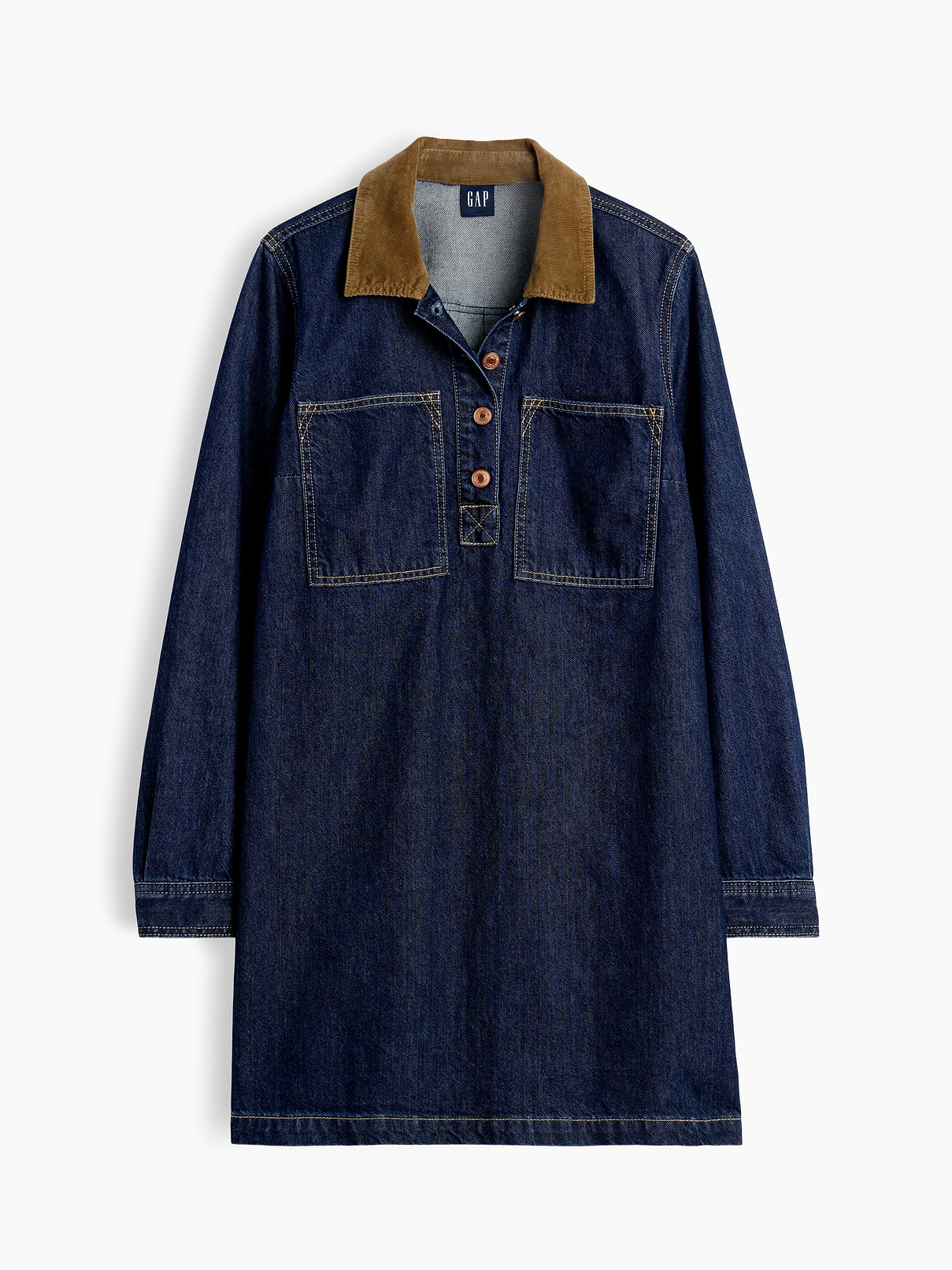 gap dress denim Women's Western Mini Dress, Medium Wash, Medium at Amazon Women's Clothing store Authentic non Long Denim Dress | Gap